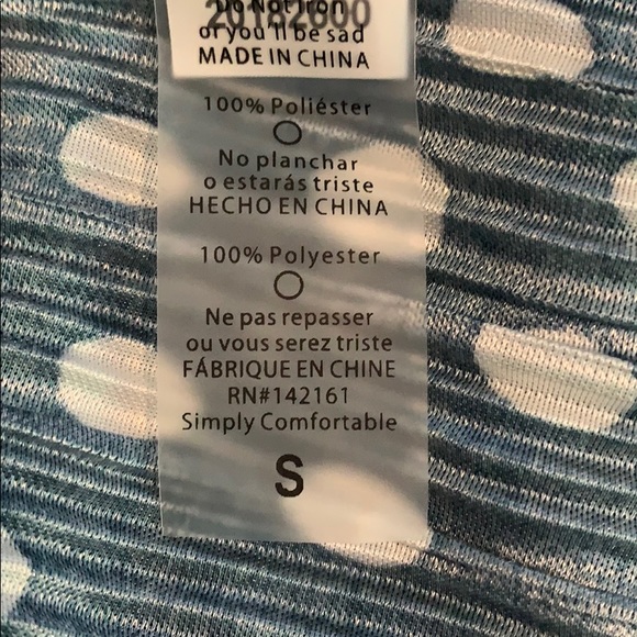 🆕 Lularoe Shirley 🌸 Silk Like Ribbed Pattern - Picture 3 of 3